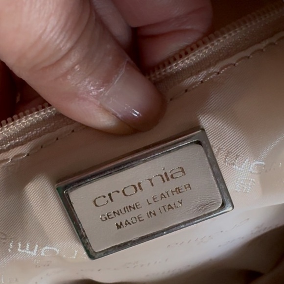 Elegant lite stone leather shoulder Handbag - Picture 8 of 8